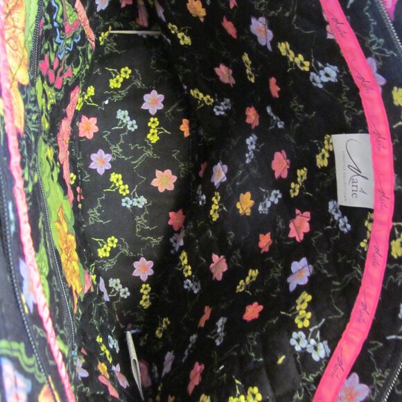 Marie Osmond Tote Bag Purse Marie Collection Giftcraft Quilted Floral Bag Unused - Picture 12 of 16